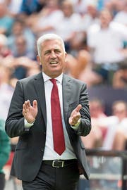 Nationaltrainer Vladimir Petkovic: «Unser Jahr war gut bis sehr gut.» (Bild: Jean-Christophe Bott/Keystone (Guimarães, 9. Juni 2019))