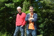 Die Filmemacher Roman Ramsauer und Moritz «Zane» Liechti. (Bild: Alessia Pagani)