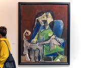 Ob dieser Picasso einen Käufer gefunden hat, ist nicht bekannt. Nicht alle Galerien an der Art Basel kommunizieren ihre Verkäufe. (Bild: KEYSTONE/GEORGIOS KEFALAS)