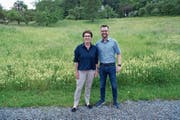 Marlen Hasler, Widnau, übergibt ihr Amt als Revisorin an Andreas Broger, Altstätten. (Bild: so)