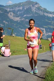 Bei den Frauen dominierte Lucia Hoffmann. Sie holte sich den Tagessieg bei der 37. Ausgabe des Haldi-Berglaufs. (Bild: PD)