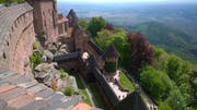 Die Haut Koenigsbourg im Elsass ist eine der meist besichtigten Sehenswürdigkeiten Frankreichs. Bild: Peter Granwehr