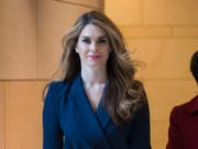 Die Vertraute von US-Präsident Donald Trump, Hope Hicks, folgt einer Vorladung und will vor dem US-Kongress aussagen. (Bild: KEYSTONE/AP/J. SCOTT APPLEWHITE)