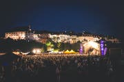 Mit Blick auf die Altstadt wird am Wiler Stadtweier gerockt. (Bild: PD)
