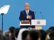 Der neue Präsident Kasachstans Kassim-Jomart Tokajew bei seiner Vereidigung in Nur-Sultan, dem früheren Astana. (Bild: Keystone/AP/ALEXEI FILIPPOV)