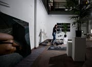 Michaela Schmid erkundet Nostalgie visuell. (Bild: Stefan Kaiser, Cham, 11. Juni 2019)