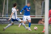 Darian Males in einem Spiel der FCL U21. (Bild: Pius Amrein (Buochs, 11. Mai 2019))