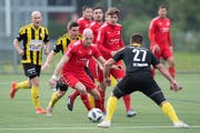 Der FC Stans - hier zuhause gegen den FC Gunzwil. (Bild: Boris Bürgisser, 25. Mai 2019)
