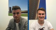 Darian Males (links) und Marco Burch sind jetzt FCL-Profis. (Bild: Instagram FC Luzern)