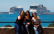 1,75 Millionen Touristen sollen Palma 2019 allein von Kreuzfahrtschiffen aus besuchen. (Bild: Clara Margais/DPA/Keystone (11. Mai 2019))