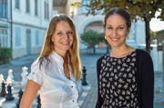 Co-Direktorinnen, Rapperswilerinnen, Freundinnen: Céline Gaillard und Simone Kobler. (Bild: Manuela Matt,Rapperswil, 21. September 2018)