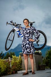 Einst Fussball, nun Triathlon: Sport hat in Anne-Sophie Morands Agenda einen fixen Platz. (Bild: Philipp Schmidli, Kriens, 10. Juni 2019)