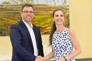 Alexander Salzmann (FDP) und Judith Ricklin (SVP) . (Bild: Donato Caspari)