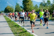 Die Affiche LGT Alpin Marathon lockt jeweils einen grosse Anzahl Läufer aus dem In- und Ausland an. (Bild: Günther Büchel)
