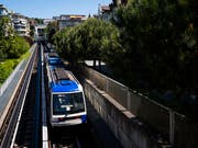 Die Metro von Lausanne ist eine Erfolgsgeschichte. Um die stetig steigende Passagierzahl bewältigen zu können, soll das Streckennetz bis 2027 ausgebaut werden. (Bild: KEYSTONE/JEAN-CHRISTOPHE BOTT)