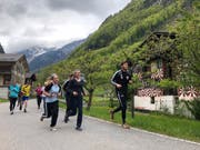Die Isenthaler trieben im Mai gemeinsam Sport. (Bild: PD)