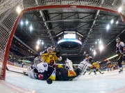 Bilder von Übertorkameras sollen in der National League künftig die Schiedsrichter bei strittigen Torszenen unterstützen (Bild: KEYSTONE/ALEXANDRA WEY)