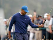 Tiger Woods - hier nach einem Fehlschlag auf dem Green frustriert (Bild: KEYSTONE/AP/DAVID J. PHILLIP)