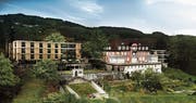 Mit dem neuen Altersheim Geserhus in Rebstein soll die Villa Tanner freigespielt werden. Im Idealfall wird der Spatenstich für den 60 Plätze fassenden Neubau dann im Jahr 2021 erfolgen. (Bild: Carlos Martinez Architekten AG)
