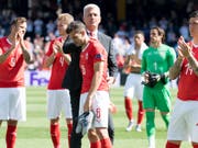 Das Schweizer Nationalteam büsst nach den Niederlagen am Finalturnier der Nations League in der Weltrangliste einen Platz ein (Bild: KEYSTONE/JEAN-CHRISTOPHE BOTT)