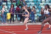 Aylin Rudolph (l.) ist in Hochform und sprintet so schnell wie noch nie. (Bild: Mario Hidber)