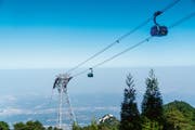 Doppelmayr/Garaventa baute die erste Dreiseilbahn Chinas von Jiujiang auf den Berg Lushan. Kapazität: 3000 Personen pro Stunde. (Bild: PD)