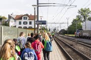 Unterwegs mit der Jugendabteilung JuTu des STV Sins und den Geräteturnerinnen vom GeTu Sins-Oberrüti am Eidgenössischen Turnfest. (Bild: Severin Bigler)
