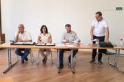 Der aktuelle Vorstand (von links): Jürg Müller, Gabriela Hasler, Daniel Knecht und Roger Dietschweiler.