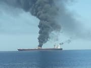 Der norwegische Öltanker Front Altair stand im Golf von Oman am Donnerstag nach einem mutmasslichen Angriff in Flammen. (Bild: KEYSTONE/EPA IRIB NEWS/IRIB NEWS HANDOUT)