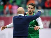 Simone Rapp (rechts) spielt künftig wieder für Thun (Bild: KEYSTONE/EDDY RISCH)
