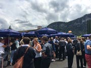 Das Areal füllt sich langsam (Bild: Sandra Peter)