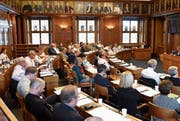 Der Kantonsrat wird am Montag erstmals in neuer Zusammensetzung und mit einer anderen Sitzordnung tagen. (Bild: Jesko Calderara)