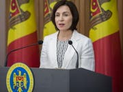 Die moldauische Ministerspräsidentin Maia Sandu hat ihre Arbeit in dem Land aufgenommen. «Wir haben den Oligarschen besiegt», sagte sie. EPA/DUMITRU DORU (Bild: KEYSTONE/EPA/DUMITRU DORU)