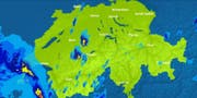 Da kommt etwas auf uns zu. (Bild: SRF Meteo)