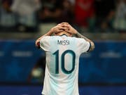 Lionel Messi steht mit Argentinien an der Copa America mit dem Rücken zur Wand (Bild: KEYSTONE/AP VRC/RICARDO MAZALAN)