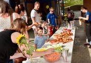 Ein gesundes erfrischendes Buffet zur Stärkung.
