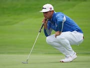 Gary Woodland hochkonzentriert auf dem berühmten Platz von Pebble Beach (Bild: KEYSTONE/EPA/RAY ACEVEDO)