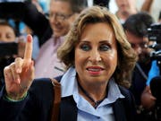 Die Mitte-Links-Kandidatin Sandra Torres hat gute Chancen, erste Präsidentin von Guatemala zu werden. (Bild: KEYSTONE/AP/OLIVER DE ROS)