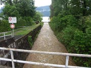 Der Steinibach in Hergiswil. (Bild: Kurt Liembd, 16. Mai 2018)