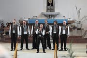 Einer singt schöner wie der andere: Der Männerchor Orpheus aus Lviv (Lemberg). (Bilder: Michael Hug)