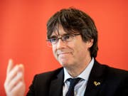 Carles Puigdemont, katalanischer Separatisten-Führer, darf sein Europa-Mandat nicht antreten. (Bild: Keystone/DPA/CHRISTIAN CHARISIUS)