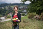 Die neu gewählte Adligenswiler Gemeinderätin Gisela Widmer. (Bild: Pius Amrein, 16. Juni 2019)