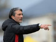 Murat Yakin dirigiert künftig die Fussballer des FC Schaffhausen. (Bild: KEYSTONE/TI-PRESS/SAMUEL GOLAY)