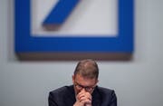 Christian Sewing, CEO der Deutschen Bank, während der Hauptversammlung Ende Mai in Frankfurt. (Bild: Thorsten Wagner/EPA, Frankfurt am Main, 23. Mai 2019)