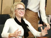 Die Liechtensteiner Aussenministerin Aurelia Frick (Archivaufnahme). (Bild: KEYSTONE/EPA/OLIVIER HOSLET)