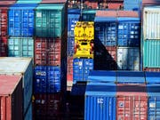 Die Experten der Credit Suisse rechnen mit einer Abschwächung des Exportwachstums im weiteren Jahresverlauf. (Bild: KEYSTONE/AP CHINATOPIX)