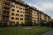 Die Gebäude an der Claridenstrasse 1 bis 6 werden ab August zwischengenutzt. (Bild: Boris Bürgisser, Luzern, 21. Oktober 2009)