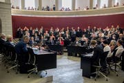 Der Luzerner Kantonsratssaal. (Bild: Nadia Schärli, 17. Juni 2019)