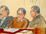 Frauen aufs übelste ausgebeutet: Der schuldig gesprochene Sex-Guru Keith Raniere vor Gericht in New York. (Bild: KEYSTONE/FRE142054 AP/ELIZABETH WILLIAMS)