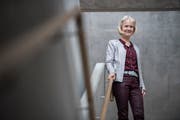 Käthi Zürcher (hier im Neubau des Schulhauses Weitenzelg) legt ihr Amt als Stadträtin von Romanshorn nieder. (Bild: Reto Martin)